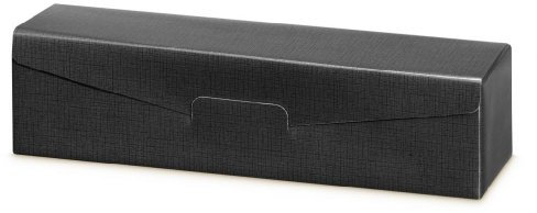 10 Stück Weinkarton, Weinverpackung, Flaschenkarton - Fineline Black (schwarz) für eine Flasche Wein/Sekt