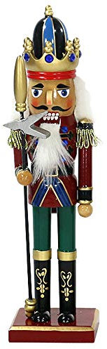 Dekohelden24 Zauberhafter altdeutscher Nussknacker, ca. 25 cm
