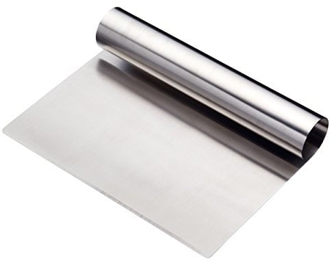 KitchenCraft Picador de verduras / Cuchara para alimentos de acero inoxidable, 15 x 11,5 cm (6 x 4,5), Plateado
