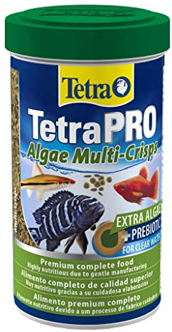 Tetra Pro Algae Multi-Crisps - Premium fish food with algae concentrate for increased strength, 500ml | Optimal nutritional value | Algae concentrate | Promotes endurance