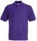 Fruit Of The Loom Men's SS033M Short Sleeve Polo Shirt, Purple, Large