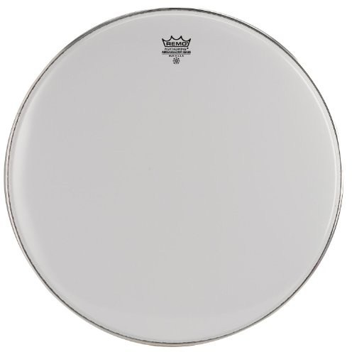 Remo BR1232-MP Ambassador Marching Bass Drum Fell 32 Zoll (32 Zoll), Weiß