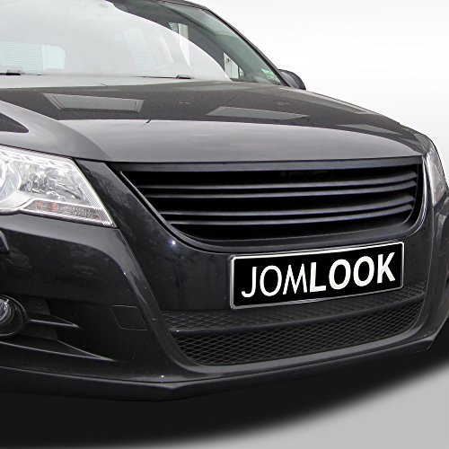 JOM 5N0853653JOE Kühlergrill ohne Emblem, schwarz mit Doppelrippen