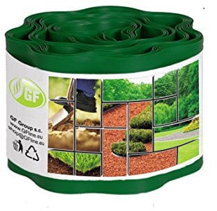 G.F. Rasenkante 9m x 10 cm grün Beeteinfassung Beetumrandung Rasenbegrenzung Raseneinfassung Mähkante