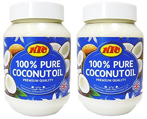 KTC 100% - Olio Multiuso alla Noce di Cocco 2x 500ml - Per capelli, corpo