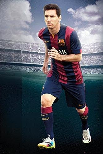 FC Barcelona – Messi – 61 x 91.5 cm zeigt/Poster