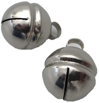 Loud Hand Made Collar Bells / Falcon Bells Nickel Plated Falconry Lightweight Owl Clear Tone Cat / Dog Bell Tracker Save Birds & Wildlife Warning