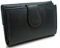 New Design Damen Leder Geldbörse Geldbeutel Brieftasche in Schwarz 105 OVP