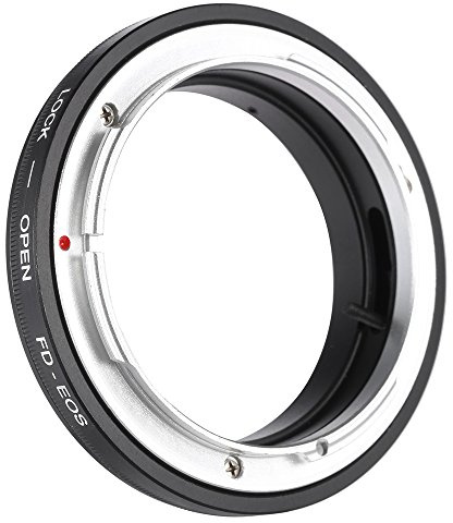 Andoer FD EOS Adapter Ring Objektiv Anschluss Objektivadapter Ring Konverter für Canon FD-Objektiv passen EOS Mount Objektive