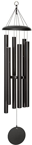 Corinthian Bells 44-Inch Windchime 44 Schwarz