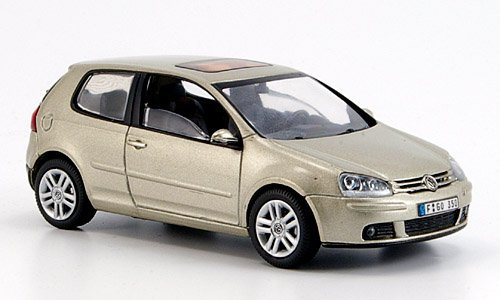 VW Golf V, champagner-met., Modellauto, Fertigmodell, Schuco 1:43