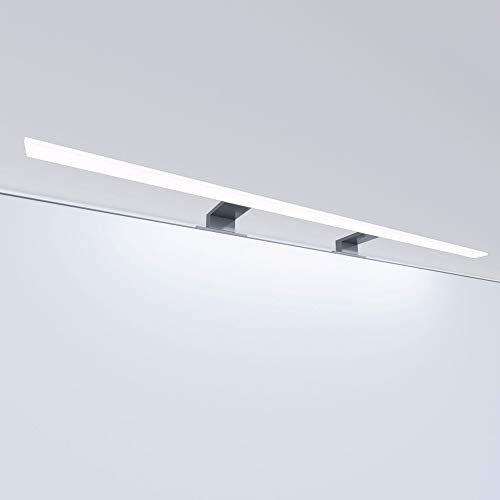 kalb Material für Möbel LED Badleuchte Badlampe Spiegellampe Spiegelleuchte Schranklampe Aufbauleuchte, Länge:800mm, Farbe:tageslichtweiss