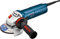 Bosch Professional Winkelschleifer GWS 11-125 (Scheiben-Ø: 125mm, inkl. Aufnahmeflansch, Spannmutter, Schutzhaube, Zweilochschlüssel, Zusatzhandgriff, Spannung 240 V, Handwerkoffer)