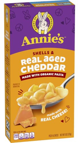 Annie's Macaroni & Cheese Shells & Aged Cheddar 6 oz