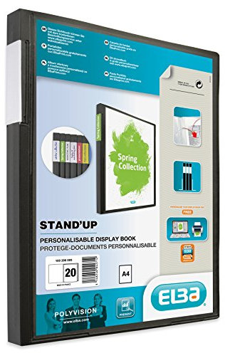 Elba 100206085 Sichtbuch DIN A4 Standard mit 40 Hüllen Blau