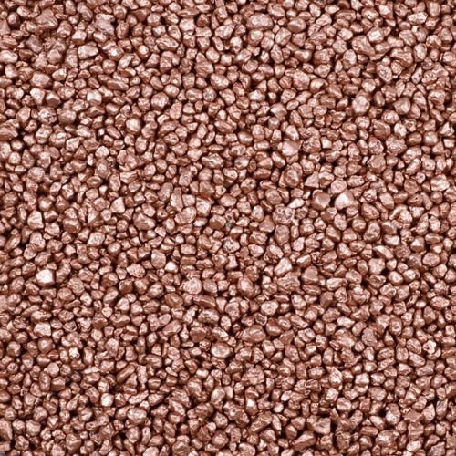 Eurosand Dekogranulat/Dekosteine (2-3 mm), 1 kg, Kupfer-metallic