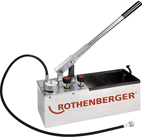 Rothenberger 60203 RP50-S INOX Testing Pump - Black/Silver/Red