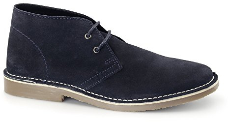 Roamers Mens 2 Eye Suede Leather Desert Boots Size UK 7-11