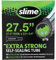 Slime 30077 Cámara Interior de Bicicleta con Sellante de Pinchazos Slime, Sellado Autónomo, Prevenir y Reparar, Válvula Schrader, 50/60-584 mm (27,5 (650b) x 2,0-2,4)