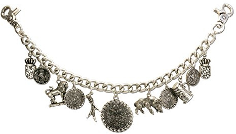 Baviera Charivari trofeo colgantes (plata) – tradicional alemán hombres Lederhosen joyas