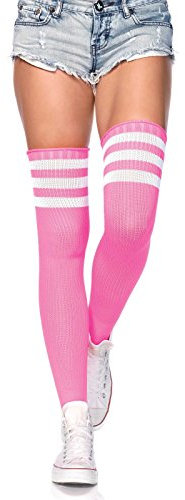 Leg Avenue 6605 Bas de Sport Rose Néon Tu Eur 34-38