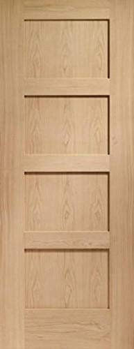 Oak Shaker 4 Panel Internal Door