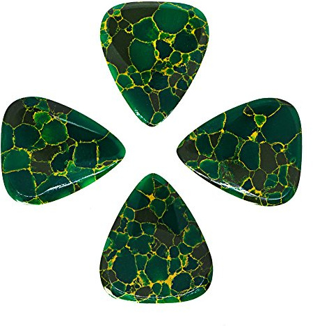 Timber Tones Stone Tones Plektrum (Arizona Jade), 4 Stück