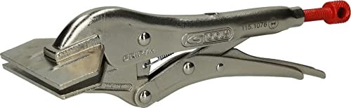 KS Tools 115.1076 Breitmaul-Flachbacken-Gripzange, 205mm