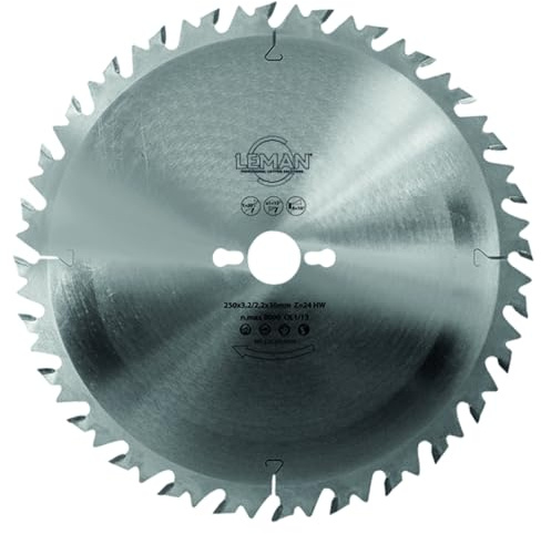 Leman - Lame pour scie circulaire carbure diametre de 300 0 420 mm - Ø mm.315 - Alésage mm.30 - Epais. mm.3,2 - Nb de dents.24 -