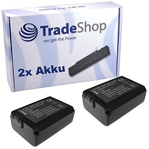 2X Kamera Li-Ion Akku 1300mAh ersetzt Sony NP-FW50 für Sony Alpha SLT-A33 SLT-A33L SLT-A33Y SLT-A35 SLT-A35K SLT-A35Y SLT-A37 SLT-A55 SLT-A55V SLT-A55VL SLT-A55VY SLT-A65 SLT-A65V
