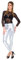 FUTURO FASHION Damen Leggins in Lederoptik Latex Hose Hohe Taille Sexy glänzend Wet Look & Mat voller Länge Leggings hohe Taille Latex Kunstleder Glanz Metallic Partylook 36-50 EU