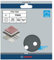 Bosch 5x PRO Plastic and Hard Stone F355 Sanding Disc (for Concrete, Hard stone, Ø mm, Grit 600, Professional Accessory Random Orbital Sander)