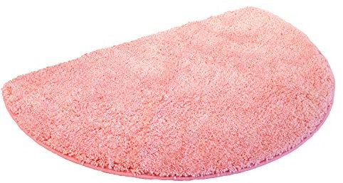 Mesana J-10005/103 Rose Duschmatte, Mikrofaser, 50x80 cm halbrund