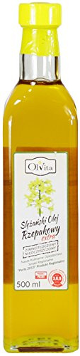 Rohes Rapsöl, unraffiniert, kaltgepresst und roh Ol'Vita 500 ml