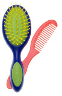 Denman D89 Junior D Toddler Styling Set of Brush and Comb, Assorted Colors