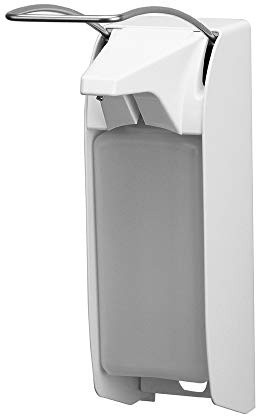 OPHARDT Hygiene 1417468 ingo-man plus IMP TLS P / 24 Spender für Flüssigseifen und Desinfektionsmittel, 1000 ml, aus Weißem Pulver, Aluminium beschichtet