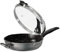 Stoneline Future Schmorpfanne 28 cm, mit Siebglasdeckel, hoher Rand, Induktion, Aluguss, Antihaft beschichtet mit echten Steinpartikeln, Pfanne 28 cm hoher Rand
