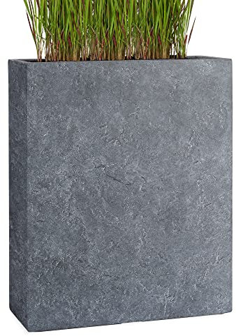 Pflanzwerk® Pflanzkübel Divider Lava Anthrazit 92x80x30cm Blumentopf *Frostbeständig* *UV-Schutz* *Qualitätsware*