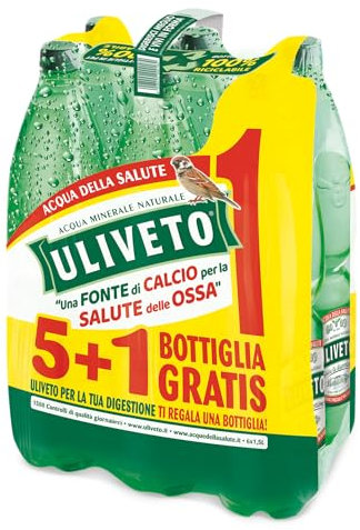 Uliveto Bottiglia Acqua, 6 x 1.5L