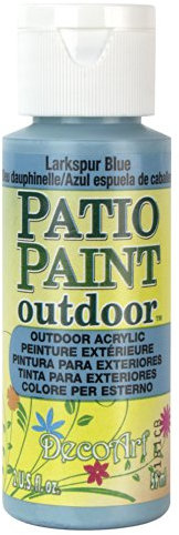 DecoArt Outdoor Acylic Paint, Acrylic, Larkspur Blue, 59 ml (Pack of 1)