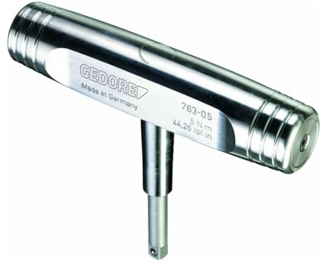 GEDORE Drehmomentschlüssel Dremometer T-FS 1/4 Zoll fest eingestellt 8 Nm, 1 Stück, 763-08