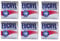 6 x Eucryl Raucher Zahnpulver Original 50g