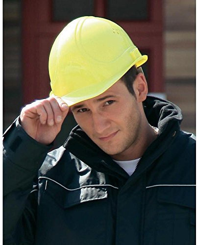 Globe Warehouse Schutzhelm gelb 6-Punkt nach Europanorm EN 397