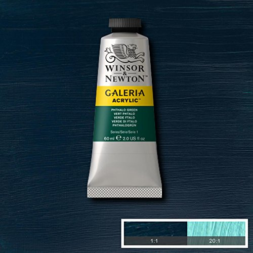 Winsor & Newton Galeria Acrylic Paint Medium Tube 60ml AVAILABLE (Phthalo Green)