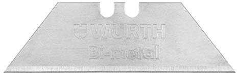 10 St. Würth Trapez-Klinge Bi-metall Trapezklinge 4 Loch