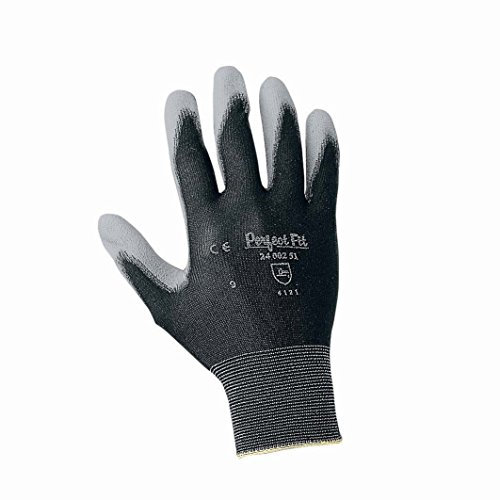 Honeywell 2400251-08/SP PSS Perfect Poly Black General Handling Gloves, Fine Handling in Dry Environment, EN 388 4121 - Size 8 (1 pair, carded)