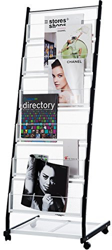 DXP Prospektständer Prospekthalter A4 Brochure Literature Magazine Display Stand Rack Neu (133X47.5X40 CM )