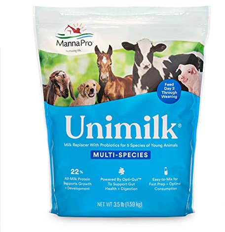 Manna Pro UniMilk Multi-Species Milk Replacer | Great for Puppies | 3.5 lb