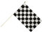 Digni® Drapeau Damier F1 sur hampe