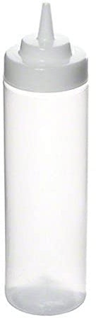 Tablecraft 24 oz Wide Mouth Squeeze Bottle [Set of 12]
